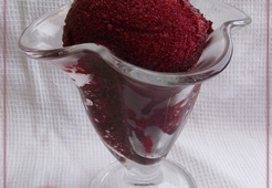 Сорбет с жимолостью.