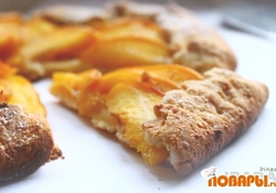 Рецепт: Галета с персиками