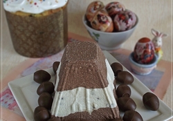 Рецепт: Полосатая пасха с шоколадом