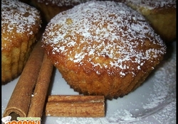 Рецепт: Кексы с яблоками