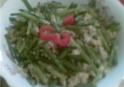 Рецепт: Салатик из чесночных стрелок