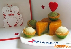 Торт-сорбет "Фруктовый бриз"