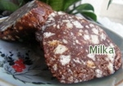 Рецепт: Шоколадная колбаса