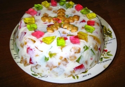 Рецепт: Торт "Битое стекло"