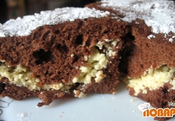 Кекс с творогом в микроволновке