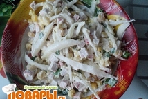 Шаг 6: Вкусный и нежный салатик готов! …