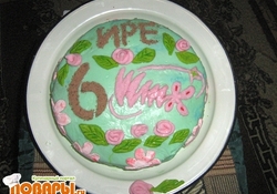 Рецепт: Торт "Винкс" в подарок