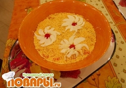 Рецепт: Салат "Ромашковое поле"