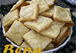 Рецепт: Печенье из фальшивого "слоеного" теста