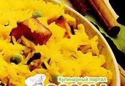Рис с зеленым горошком и паниром (Матар пулао)