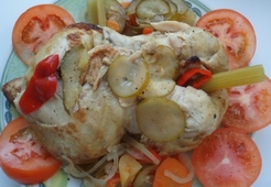 Курица на пару со вкусом гриль