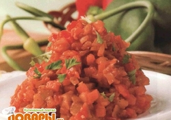 Рецепт: Овощная икра