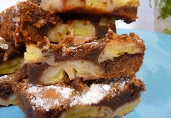 "Шоколадное пирожное с бананами"