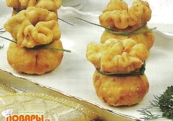 Рецепт: Пирожки с яичной начинкой