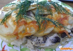 Рецепт: Картофельная запеканка