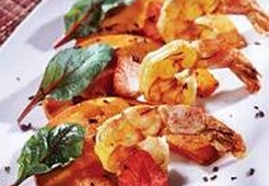 Лау чингри (креветки с мозговой тыквой)