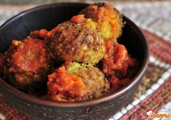 Рецепт: Жаренные овощные шарики (Алу кофта)