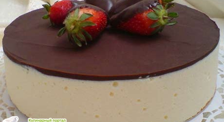 Птичье молоко с тертым шоколадом и черносливом