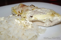 Шаг 2: Прикрыть фольгой, запекать в духовке …