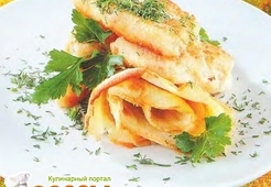 Маринованная рыба, жаренная в сухарях