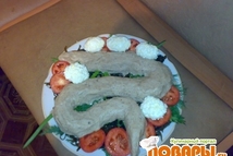 Шаг 5: Рядом выложить яйца, сделанные со …