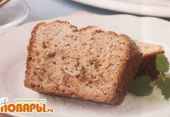 Кекс с медом и орехами