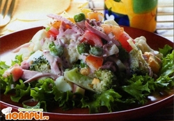 Рецепт: Кипрский салат с брокколи