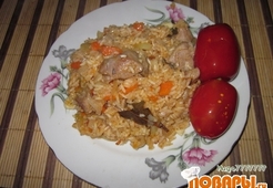 Плов с индейкой