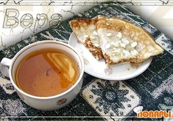 Рецепт: Коньячные блинчики с медом