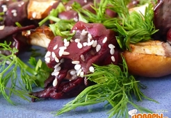 Кандзо куси-яки или Шашлык из куриной печени