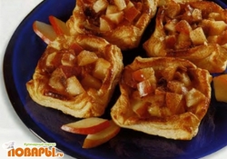 Рецепт: Корзинки с фруктами 