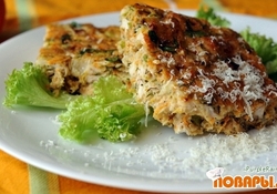 Рецепт: Запеканка с курицей и морковкой