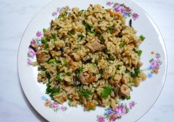 Рецепт: Плов с диким рисом