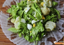 Рецепт: Салат из листьев салата