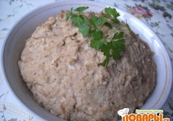Рецепт: Паштет из фасоли 