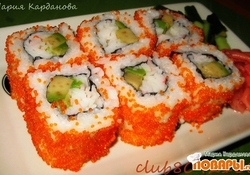 Рецепт: Ролл "Калифорния"