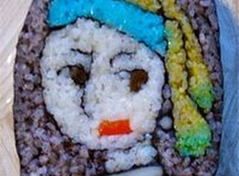 Суши-роллы, как холсты для съедобного произведения искусства