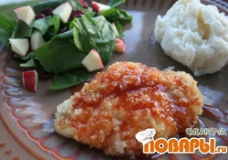 Рецепт: Куриные грудки под соусом