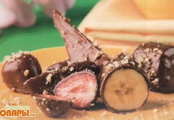 Фруктовое ассорти в шоколаде