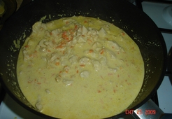 Курица в сырном соусе