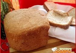 Рецепт: Хлеб с кефиром и кунжутом