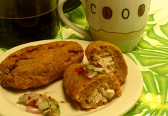 КорвИче (пирожки из банан и рыбы по-эквадорски)