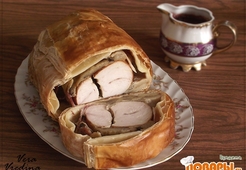 Рулет "Веллингтон" с индейкой