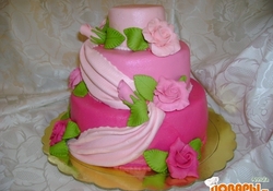 Рецепт: Торт "Шоколад на кипятке"