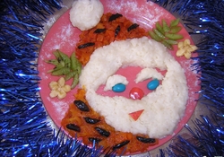 Рецепт: Дед Мороз в тигровой шубе