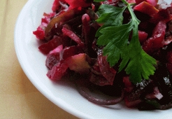 Винегрет овощной с морской капустой