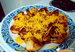 Куриные рулетики с сыром и шампиньонами