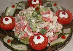 Рецепт: Салат "Морской лес"