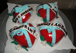 Рецепт: Валентинки ко Дню Влюбленных