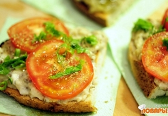 Бутерброды с баклажанами